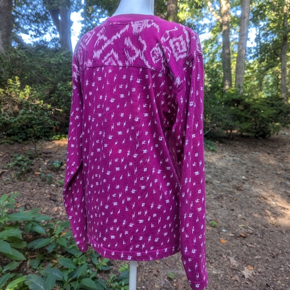 Vintage Carole Little for St. Tropez Wear Size Medium Pink V-Neck PulloverTop - Picture 4 of 7